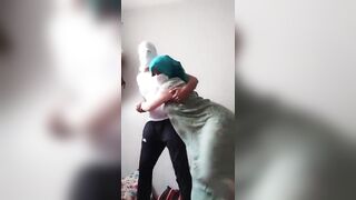 سكس عربدة - منافسات مصارعة مثيرة مع فتيات جريئات - نیج