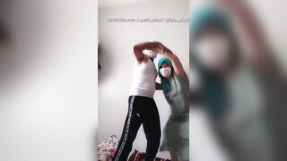 سكس عربدة - منافسات مصارعة مثيرة مع فتيات جريئات - نیج